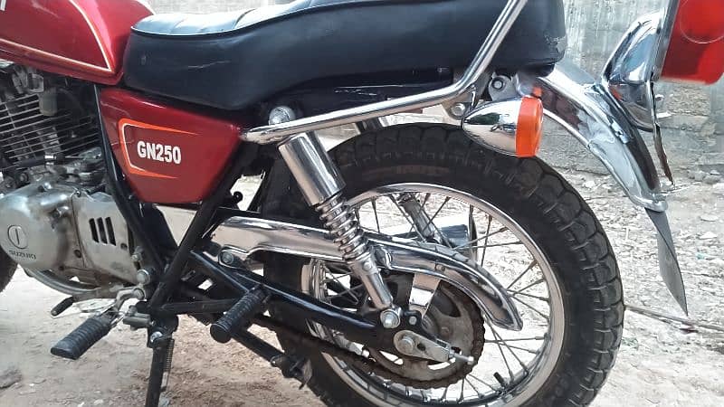 gn250 in good condition, lahore police auction letter short 1