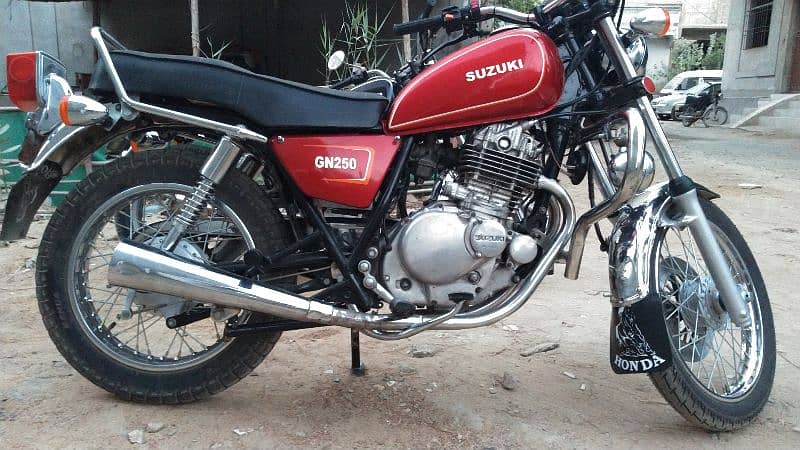 gn250 in good condition, lahore police auction letter short 4