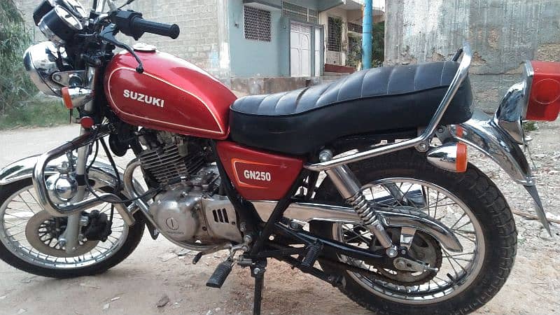 gn250 in good condition, lahore police auction letter short 6