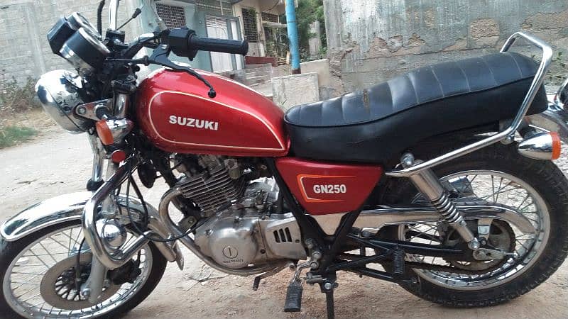 gn250 in good condition, lahore police auction letter short 9