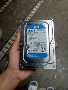 Wd 500 gb hard full of games. Condition 10/10.100%health and performan