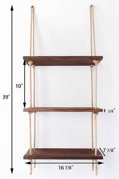 Hanging shelves