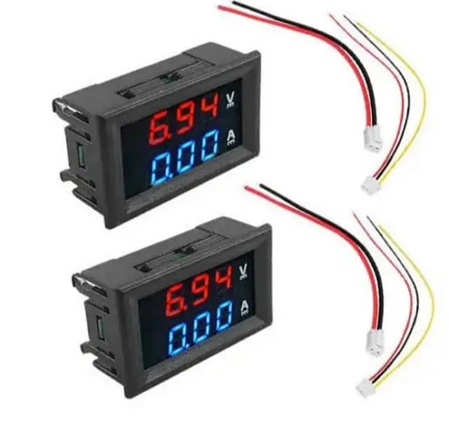 Mini DC  Dual display volt amp meter. 1