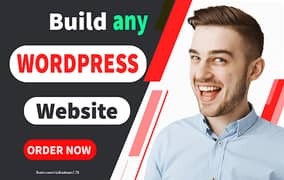 I will build responsive wordpress website design, redesign