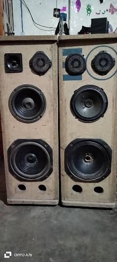 8 inch speaker + 6 inch speaker only speakers no amplifier