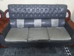 6 Seater Sofa + 3 tables just 1 year used condition 10/10