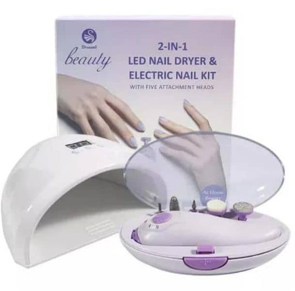 2 in 1 nail dryer and electric nail kit 1