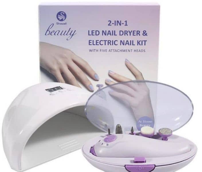 2 in 1 nail dryer and electric nail kit 2