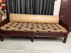 Wooden Sofa Set With Coffee Table and side table