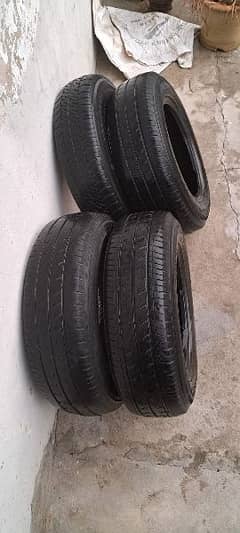 cultus. 4 tyres good condition available in sialkot chawinda location