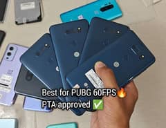 Lg v30 , Sharp Aquos R3. Official PTA approved. 60FPS PUBG Support.