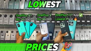 OnePlus 3T, 8, 8T, 8 PRO, 9, 10T, 11, 11R. PTA and non. best prices
