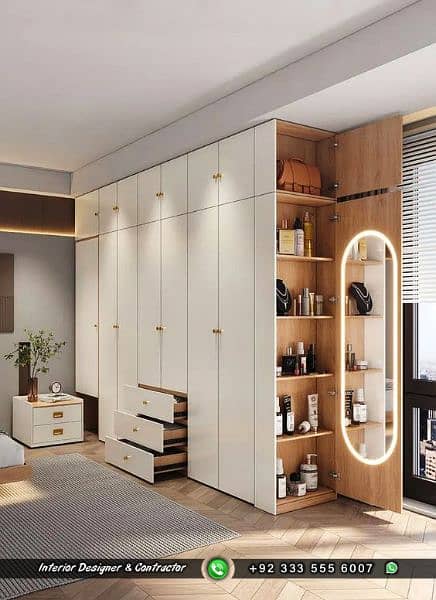 Wardrobes Designer - Almari - Cabinets - Wood Work (0333-5556007) 11