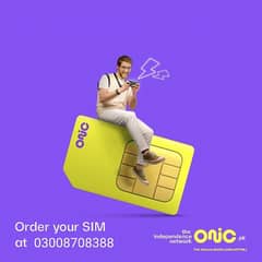 Onic Sim Get Free on Home Delivery