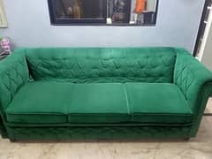 5 seater welwet sofa set