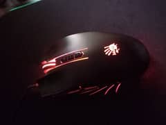 Bloody Q81 neon x glide gaming mouse