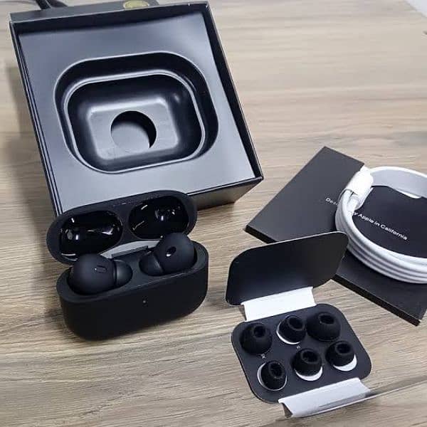 Airpods pro 2 black edition type c ( 100% fresh import ) 3