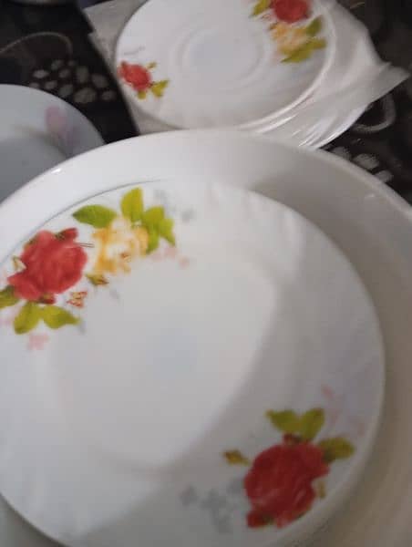 marble dinner set 4