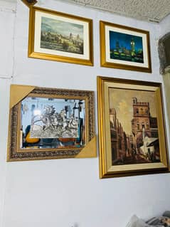 Oil painting or Frames mere pass cheap price ma avb han