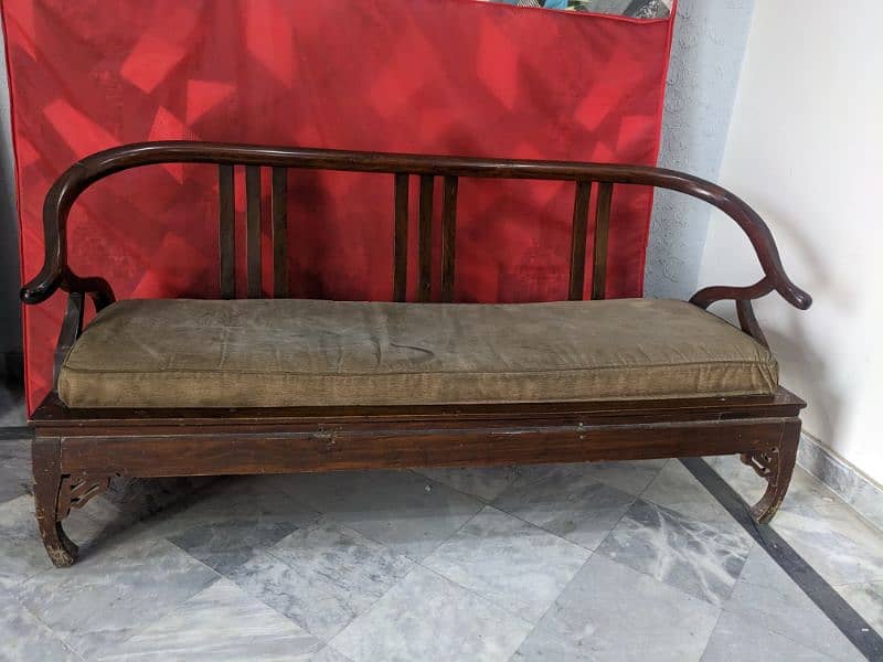 3+1+1 sofa set/ Wooden Sofa set/old design sofa set 1