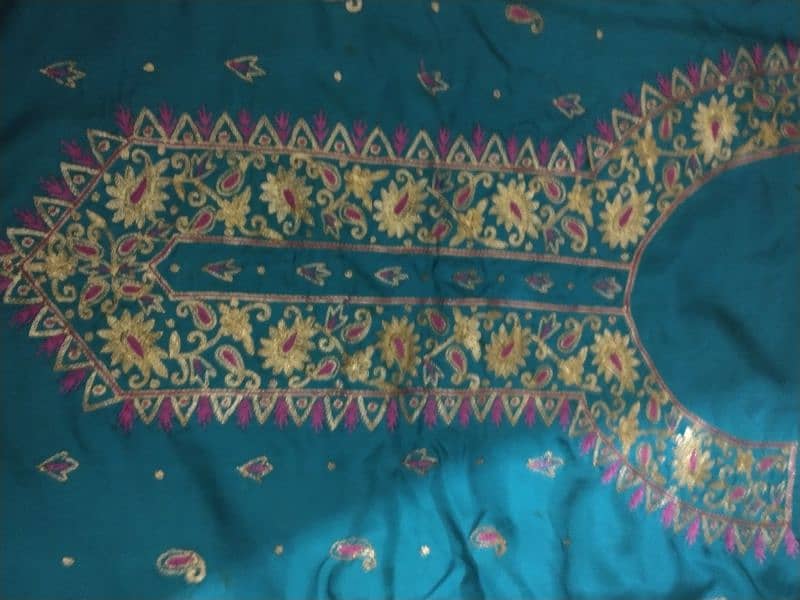 3 colours embroidery silk fabric 13