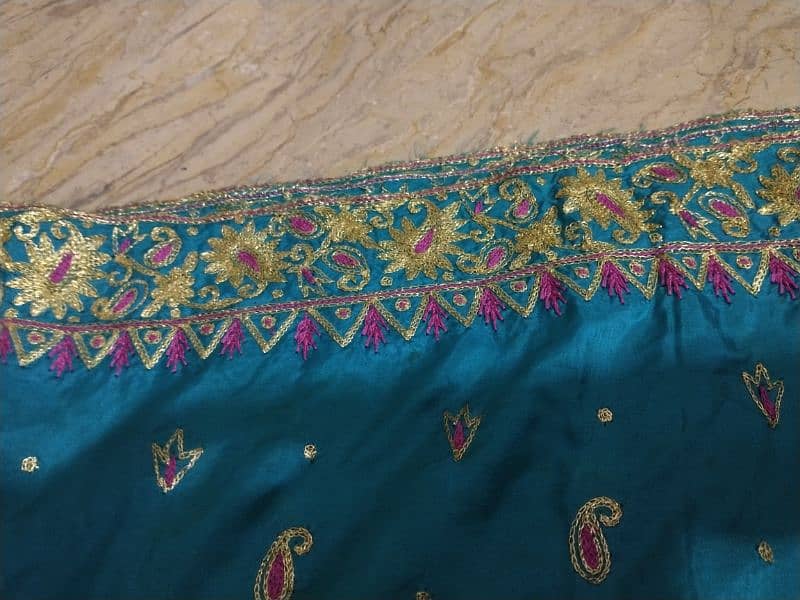 3 colours embroidery silk fabric 16