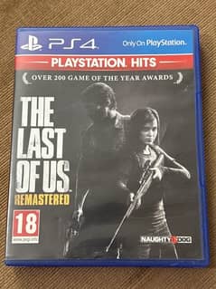 THE LAST OF US REMASTERED PS4 DISK