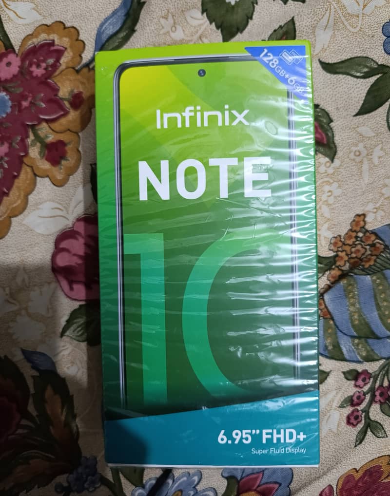 Infinix Note 10 Phone Just Like New with Original Box+ Genuine Charger 4