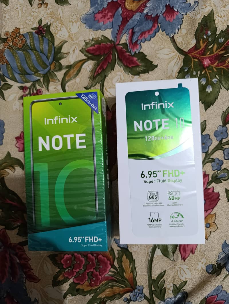 Infinix Note 10 Phone Just Like New with Original Box+ Genuine Charger 6