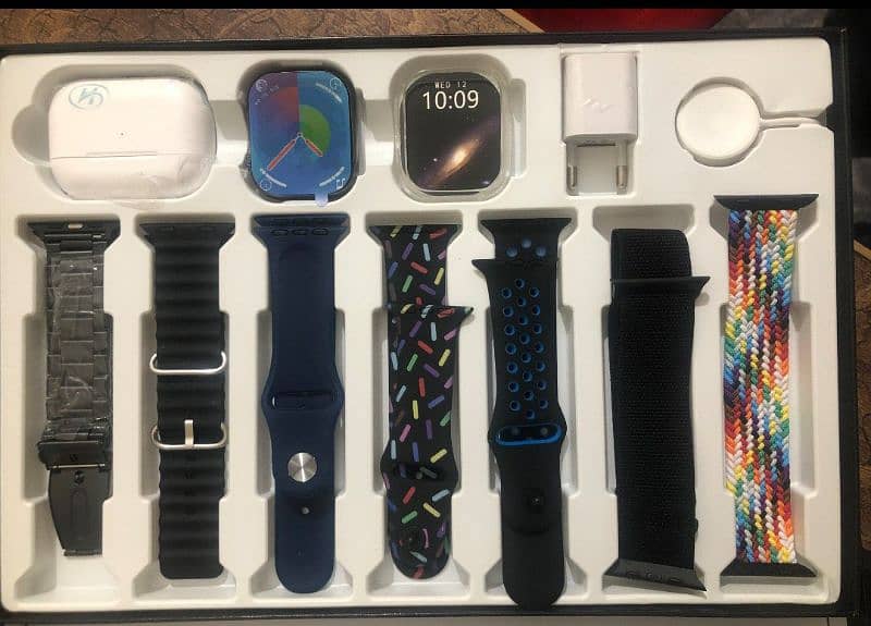 11 in 1 ultra watch complete box 8