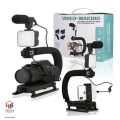 AY-49U U Shaped Video Making Handheld Stabilizer Kit