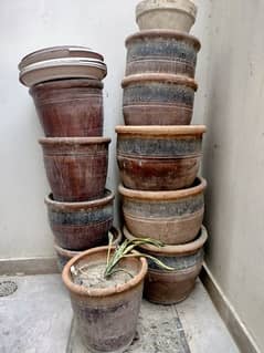 10 pots for sale- gamlay