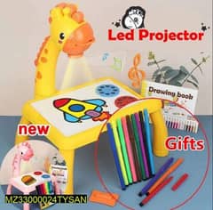 Kids Fun LED Projection Drawing Board Set