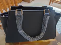 Leather woman handbag