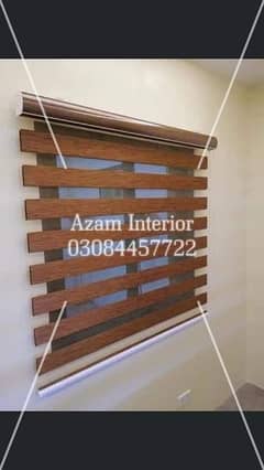 window blinds Roller vertical zebra wood venation blinds all blinds