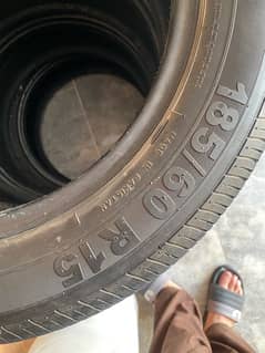 Yaris tyres 185/60/R15 11000 driven