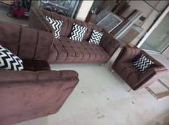 Designer 5 seat sofa foam 5 yrs warranty