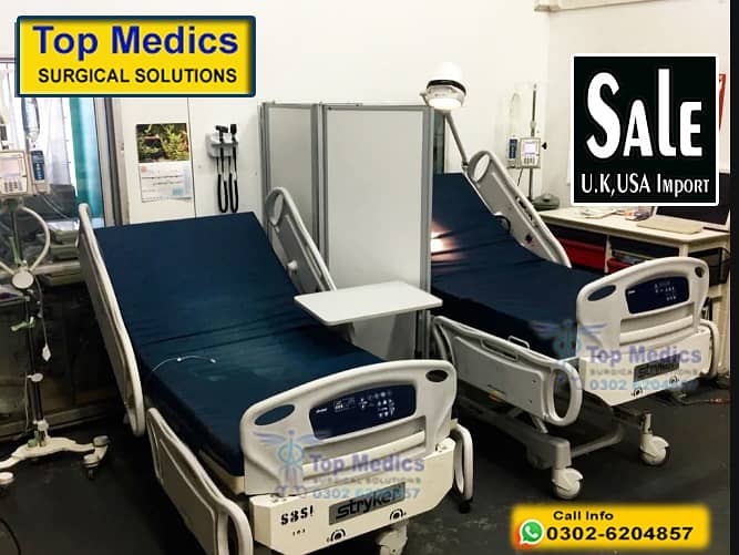 ICU Bed Hospital Bed Patient Bed Medical Bed Surgical Bed USA BED 8