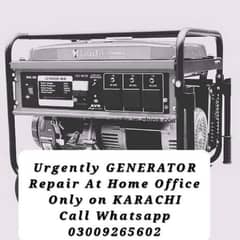 Generator Repair & Service At Home