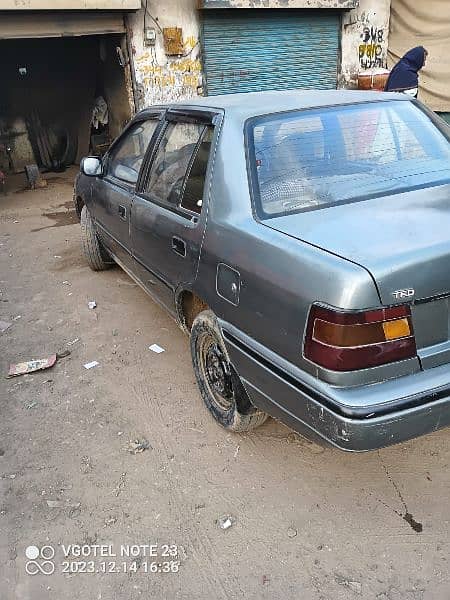 Hyundai Excel  condition 1993 model Officers Scheme Vehicle 4