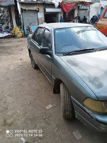 Hyundai Excel  condition 1993 model Officers Scheme Vehicle 6