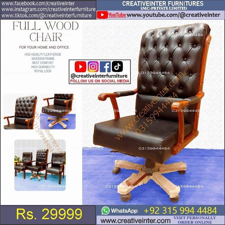 Office chair table CEO Executive Mesh Visitor Sofa revolving gaming 18