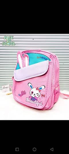 New double zipper kids bag