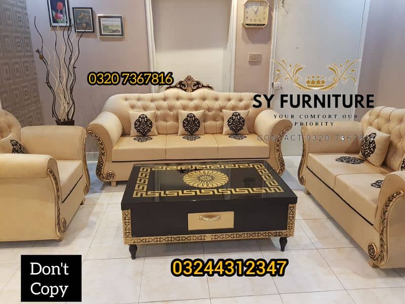 New Luxury 6 seater sofa set 2