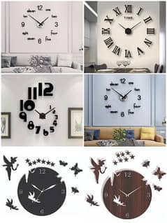 WOODEN WALL CLOCKS AVAILABLE|hr ksm ki clock mjood h or delivery ka st 0