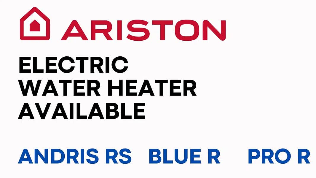 ARISTON ELECTRIC WATER HEATER 0