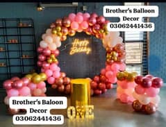balloon decor,mandi decor,dj,wedding lights