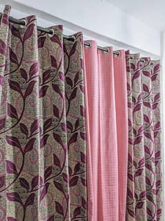 3 pieace Jacquard Printed Quilt Indoor Home Curtains.