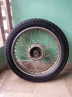 Honda AHL Rear Wheel Rim and Tyre for CD70