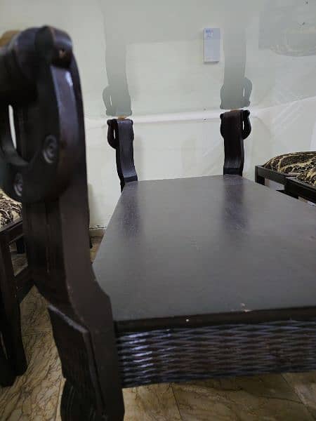 Brown Wood Dining Table (URGENT SALE) 4